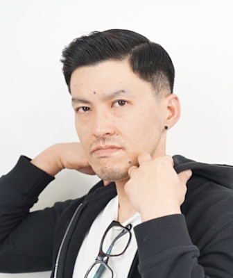 ツーブロックショートカルマヘアスリックバックジェットフェード