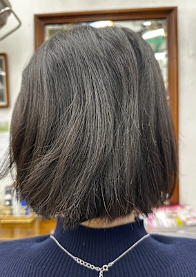 縮毛矯正ビフォーアフター