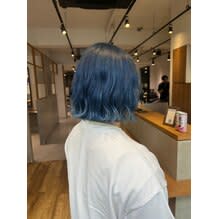 ブリーチカラー◎blue【イルミナカラー/20代30代40代