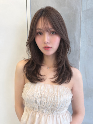 ミディアムレイヤーカット