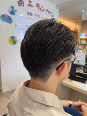 刈り上げマッシュ