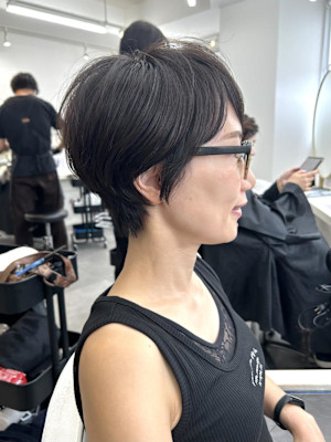 大人かわいいマッシュショート