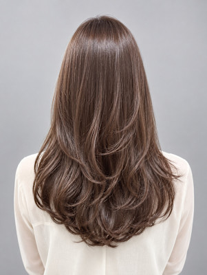 ヘアカラーとカット