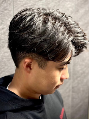 大宮メンズミディアムニュアンスパーママッシュ