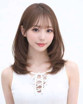 軽めのセミロング☆！