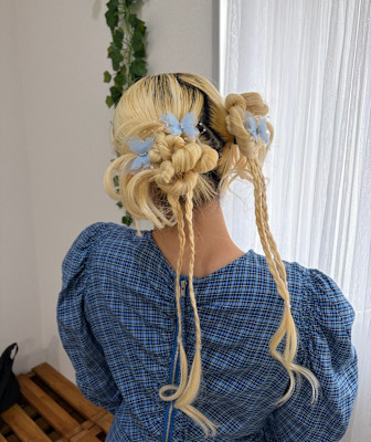 友達とお揃いもおすすめ！こだわりヘアアレンジ