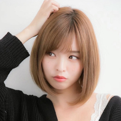 山村/前下がりボブ/ナチュラルボブストカールボブ髪質改善銀座