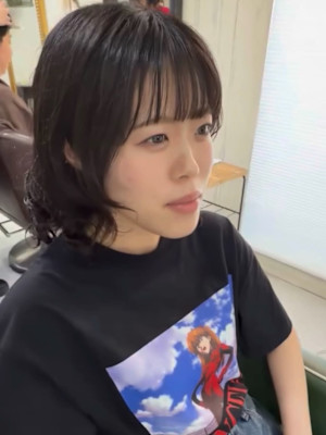 レイヤーボブパーマ