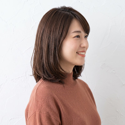 髪質改善・白髪染め対応/大人艶レイヤーロブ