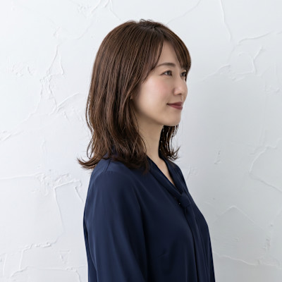 髪質改善・白髪染め対応/大人くびれミディアム