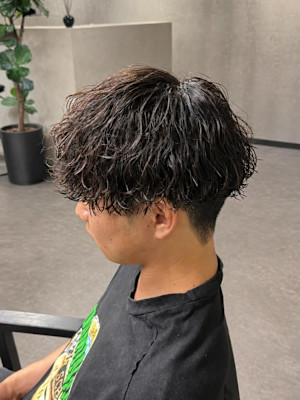 短めマッシュ×ラフな動き