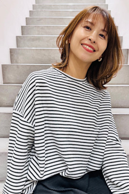 大人の外ハネスタイル