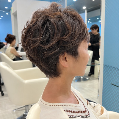トップふんわり×大人美人ショート