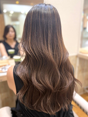 東林間 ヘーゼルベージュのロングレイヤー