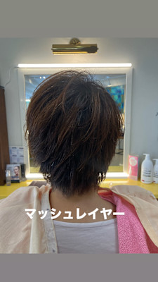 ボブからマッシュレイヤーbefore after
