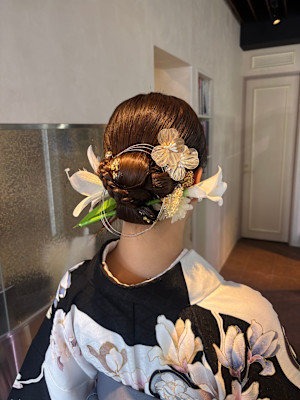 卒業式ヘアセット