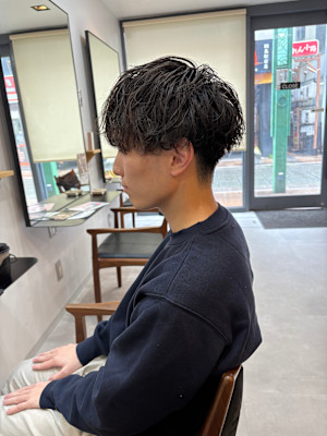 シャドーパーマスタイルマッシュカット⭐︎
