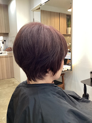 骨格カバー前下がり大人女性ショート⭐︎