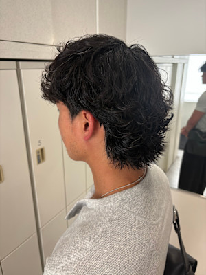メンズ海外シャドウパーマ