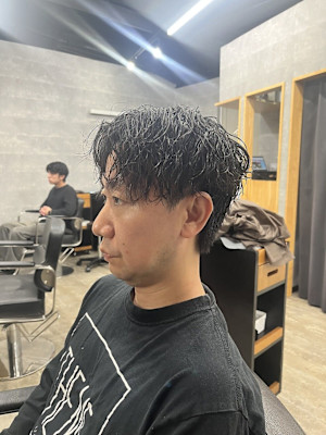 ツイストスパイラルシャドウパーマニュアンスパーマUP