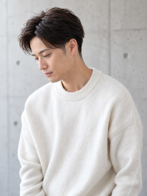 大人の束感ショート×ナチュラルツーブロック【浅草】