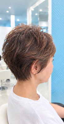 トップふんわり×襟足すっきり 大人の美シルエットショート