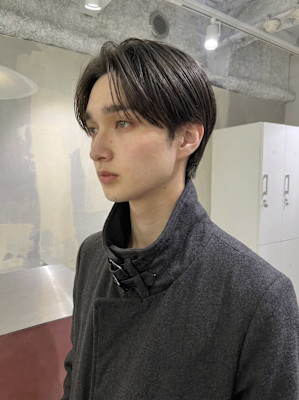 大人ナチュラルセンターパート