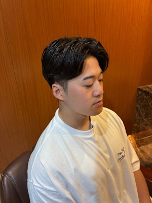 毛流れセンター分け