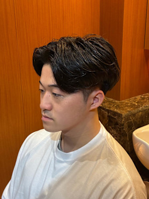 毛流れセンター分け
