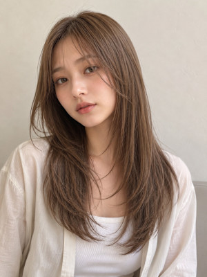【伊勢原】似合わせレイヤーカット×ブリーチなしダブルカラー