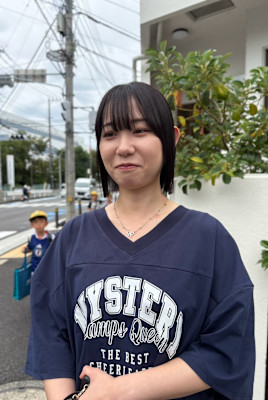 切りっぱなしボブ