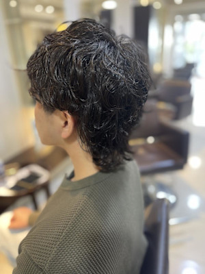 マレットヘアandシャドーパーマ