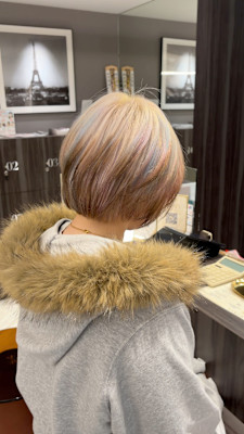 光に透ける「天使のユニコーンカラー」