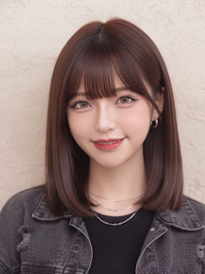 暗髪でも重く見えない！深みとツヤのビターショコラブラウン オ