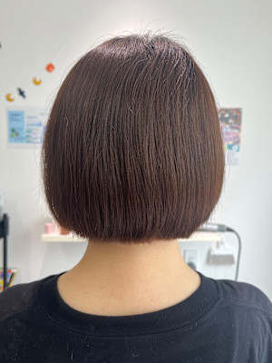 切りっぱなしボブ