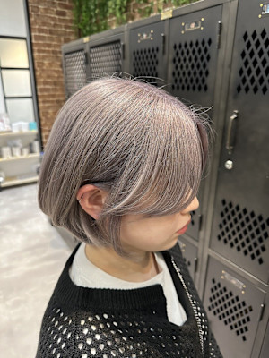 大人かわいいエギョモリ ミルクティーブラウン ひし形シルエッ