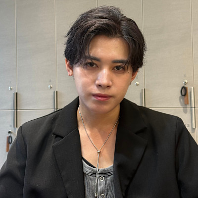 men's/センターパート/アップバング/門前仲町