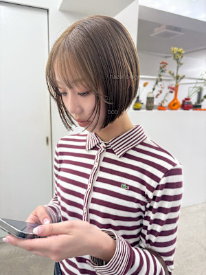 ブリーチ無しで作るヘーゼルベージュ