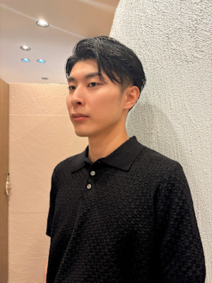 メンズカット サイドパート ビジネスヘア
