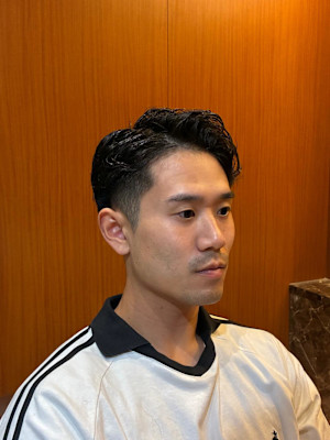 ツーブロ強めパーマ