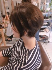 ふんわり丸みショート