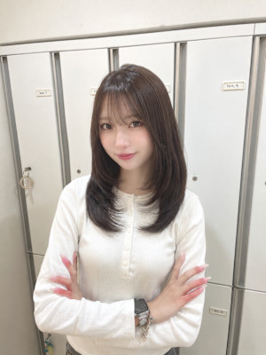 【伊勢原】似合わせレイヤーカット×ブリーチなしダブルカラー