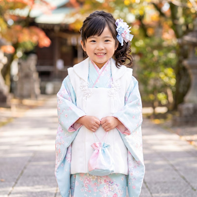 【七五三】3歳♪華やかふんわりサイドアップヘアセット