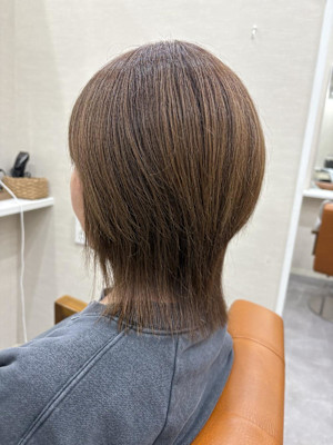 襟足ストレート◎