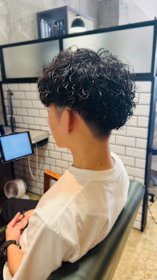 濡れ感で魅せる無造作ツイストスパイラル/メンズサロン/瑞穂区