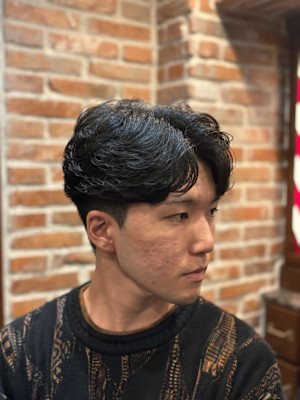日本橋/30代/40代/50代/ナチュラル/メンズパーマ