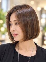 艶髪ナチュラルボブ
