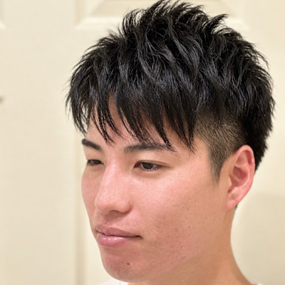 束感マッシュショート