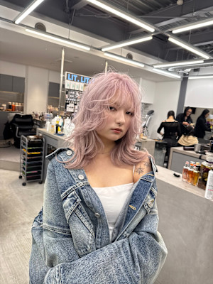 似合わせハイトーンカラー　ケアブリーチ