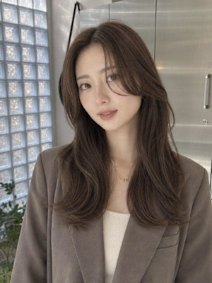 韓国風ロングレイヤー